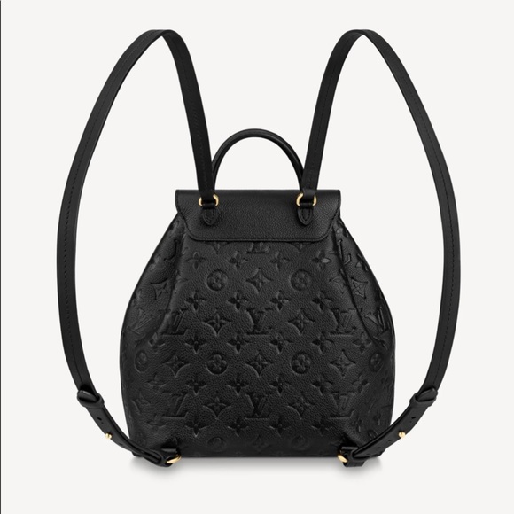 Louis Vuitton Black MONTSOURIS BACKPACK - Picture 16 of 16